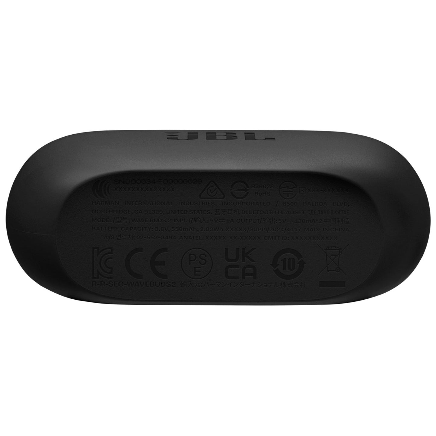 JBL Vibe Buds 2 - True Wireless Noise Cancelling Earbuds - Black